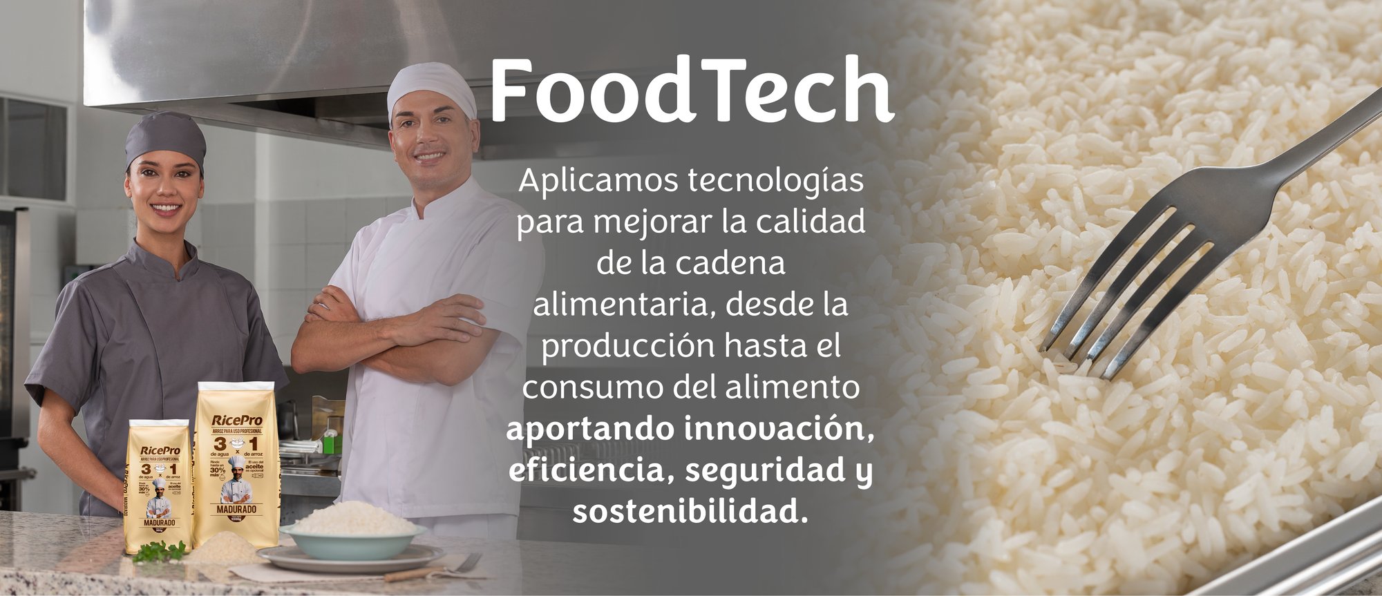Foodtech Aplicamos tecnología para mejorar la calidad de la cadena alimentaria desde la producción hasta el consumo del alimento aportando innovación, eficiencia, seguridad y sostenibilidad.